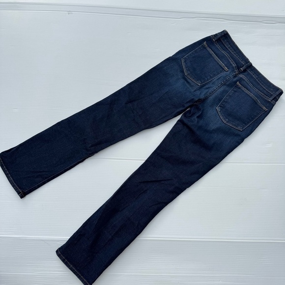 Frame Franklin Le High Straight Denim Classic Indigo Jeans - Picture 7 of 13